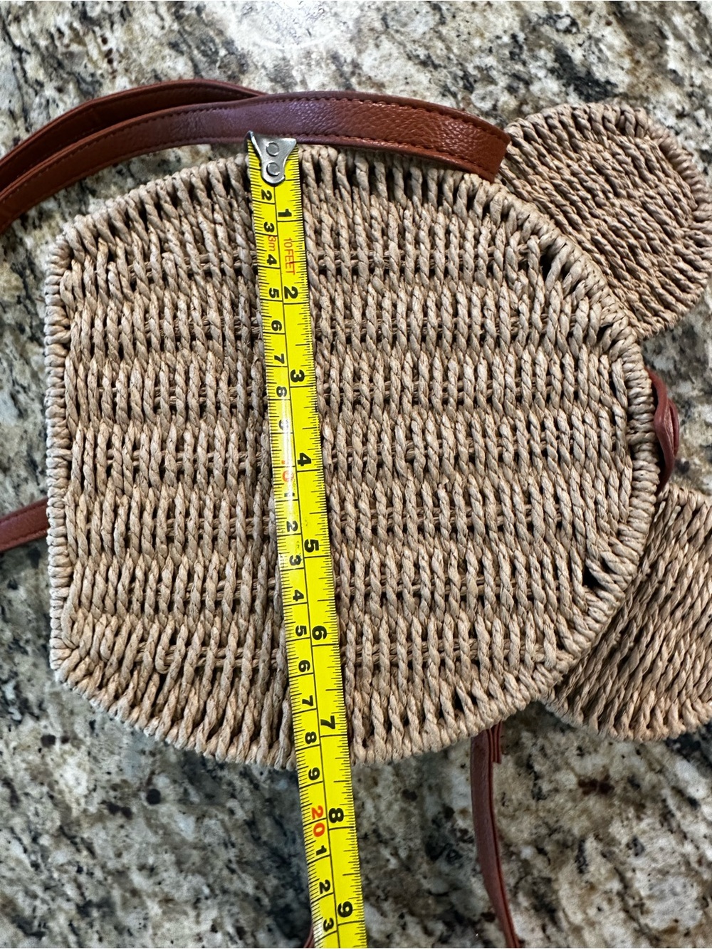 Disney Mickey/Minnie Woven Rattan adjustable strap bag - Picture 9 of 10